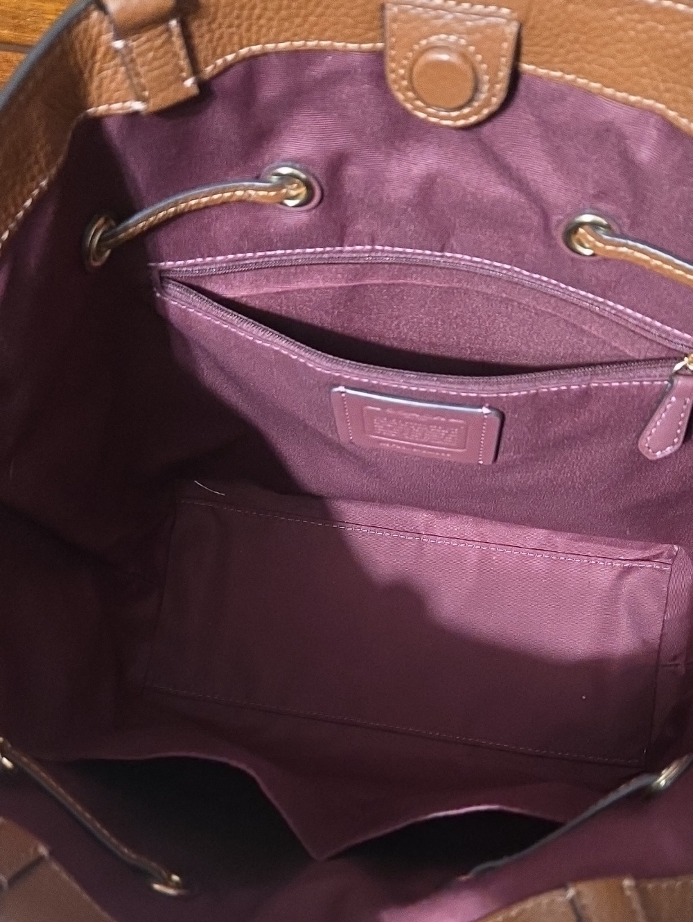 Coach Suede Andy Tote - Picture 2 of 6